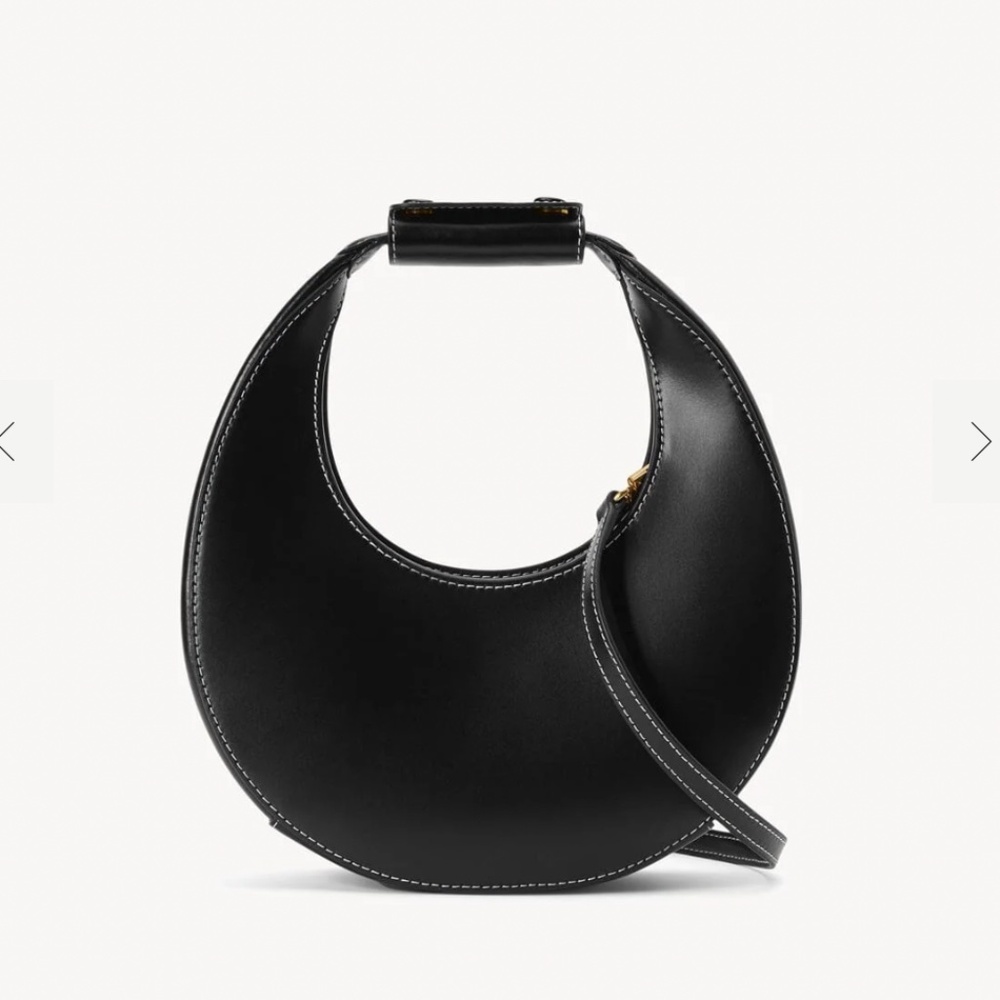 STAUD MINI MOON BAG BLACK